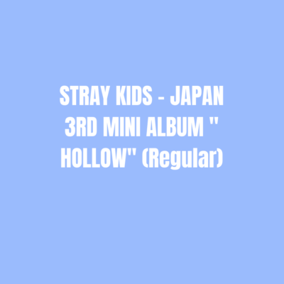 STRAY KIDS - JAPAN 3RD MINI ALBUM " HOLLOW" (Regular)