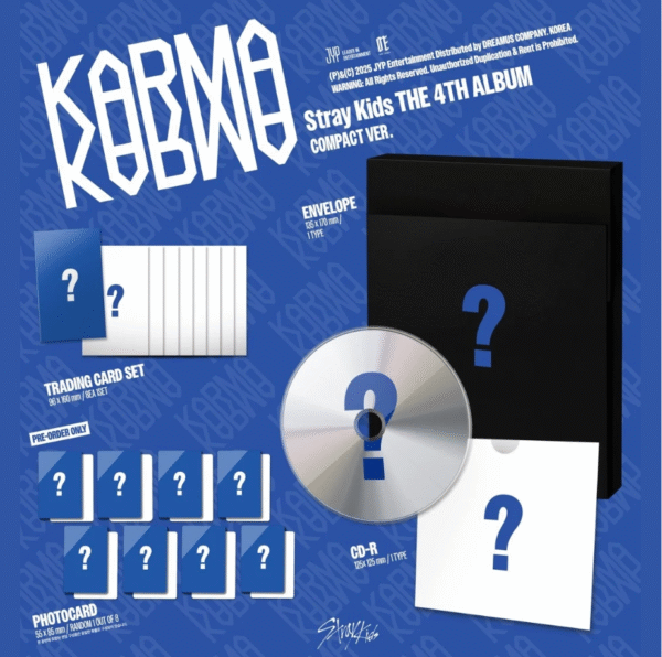 STRAY KIDS - THE 4TH ALBUM "KARMA" (Compact ver)