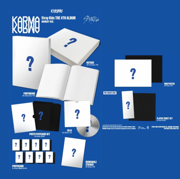 STRAY KIDS - THE 4TH ALBUM "KARMA" (HOORAY)