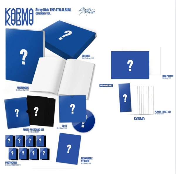 STRAY KIDS - THE 4TH ALBUM "KARMA" (CEREMONY)