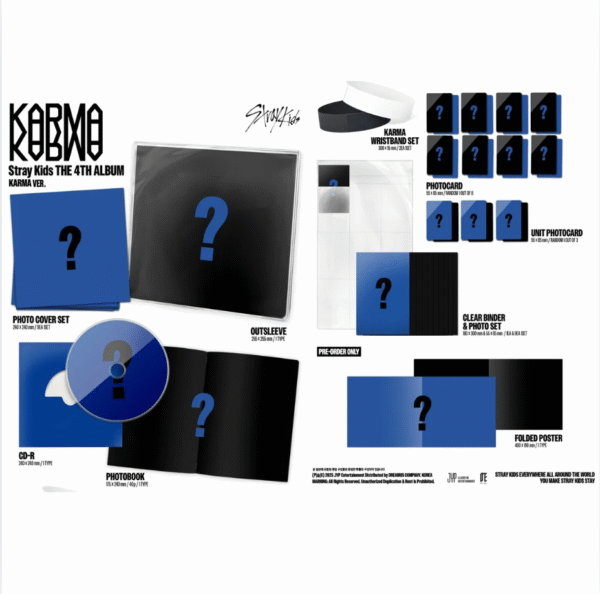 STRAY KIDS - THE 4TH ALBUM "KARMA" (Karma ver) (limited ver)