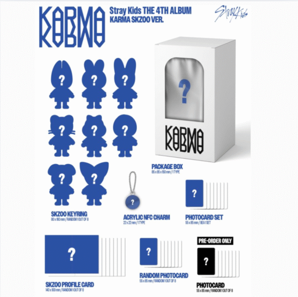 STRAY KIDS - THE 4TH ALBUM "KARMA" (SKZOO VER)