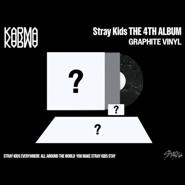 STRAY KIDS - THE 4TH ALBUM "KARMA" (GRAPHITE VINYL)