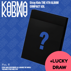 STRAY KIDS - THE 4TH ALBUM "KARMA" (Compact ver)+ LUCKY DRAW SOUNDWAVE