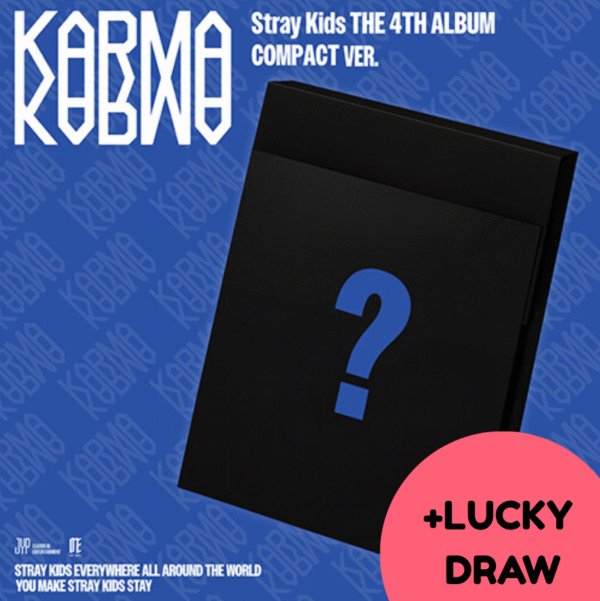 STRAY KIDS - THE 4TH ALBUM "KARMA" (Compact ver)+ LUCKY DRAW SOUNDWAVE