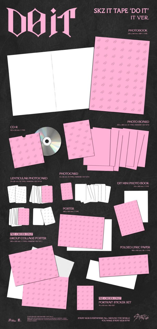 STRAY KIDS - THE 5TH ALBUM IT TAPE "DO IT" (IT VER.) - Image 2