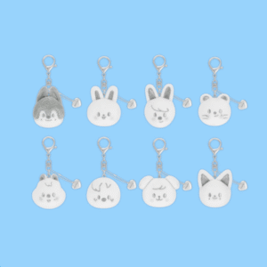 Stray Kids - Skzoo Face Keyring Silver Ver