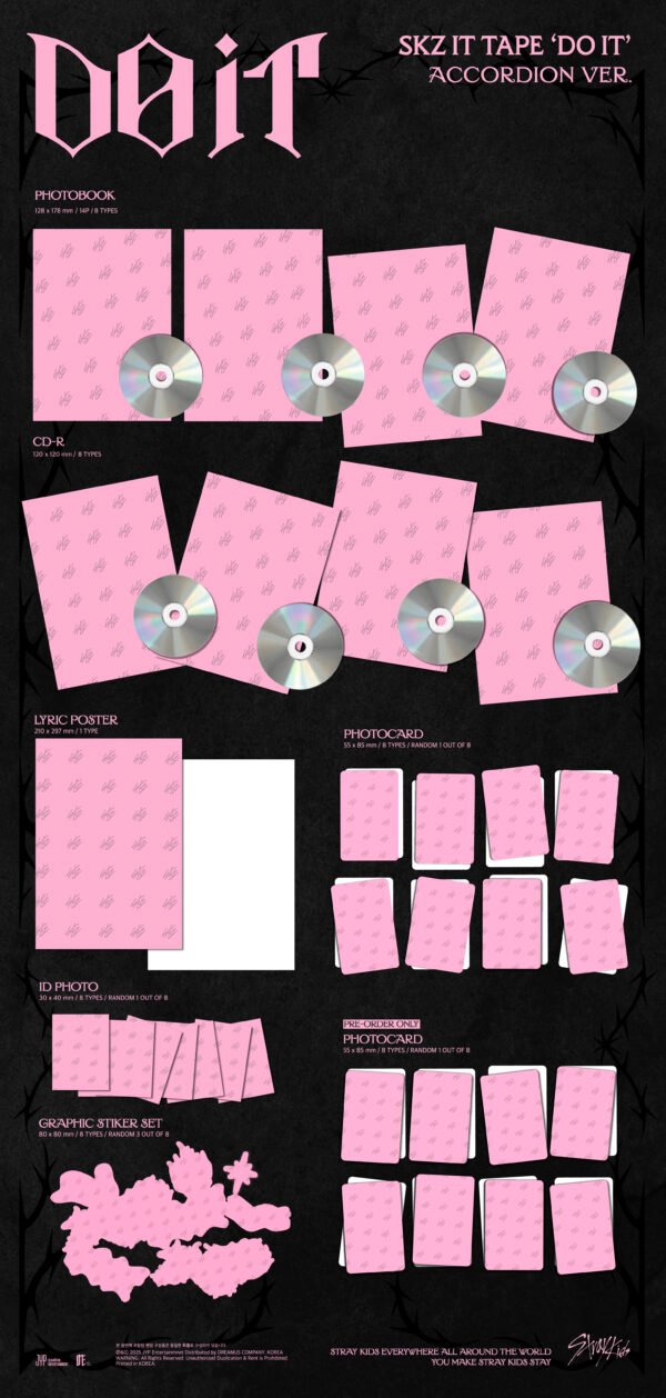 STRAY KIDS - THE 5TH ALBUM IT TAPE "DO IT" (ACCORDION VER.)+ POB SOUNDWAVE - Image 2
