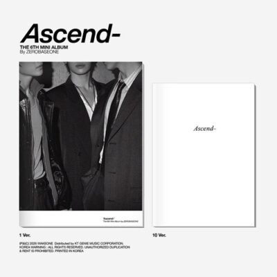 ZEROBASEONE – The 6th Mini Album "Ascend-" (Photobook Ver.)(1 Ver. & 10 Ver.)