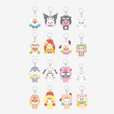 STRAY KIDS- SECRET FLOCKED FIGURE KEYRING (CHEER UP VER.)