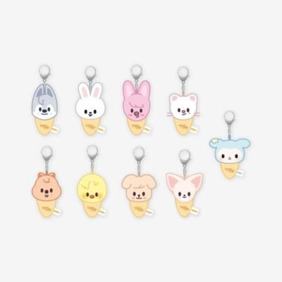 STRAY KIDS - PLUSH KEYRING ICECREAM Ver.