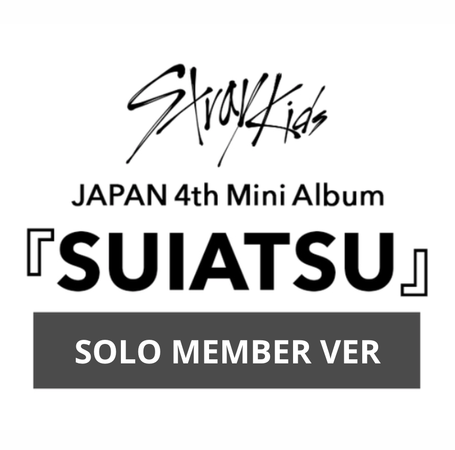 STRAY KIDS - JAPAN 4RD MINI ALBUM " SUIATSU" (Solo member ver.)