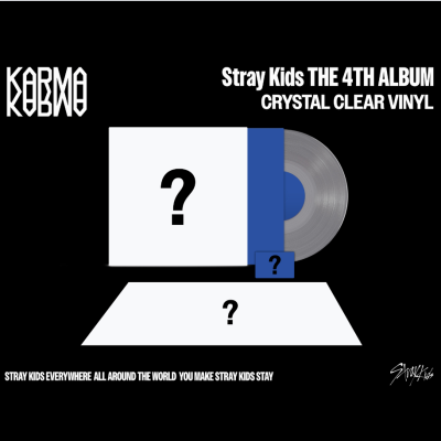 STRAY KIDS - THE 4TH ALBUM "KARMA" (CLEAR SAPPHIRE VINYL)