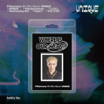 P1Harmony – 9th Mini Album "UNIQUE" (FaNCy Ver.)+POB SOUNDWAVE